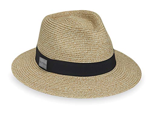 Men's Fairway Fedora Hat UPF 50+ Sun Protection - Beige, Medium-Large