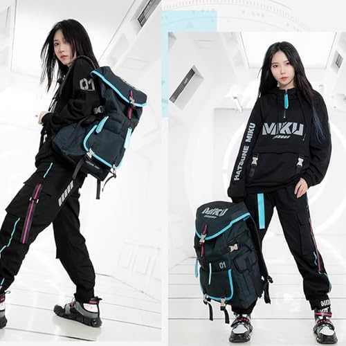Miku - 22L Hatsune Miku Backpack Anime Travel Daypack for Fans