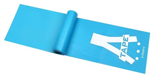 A-TAPE Professional TPE Resistance Therapy Band | 51 * 6 inch | for Warm-Up, Stretching, Cardio, Home Fitness, Exercise & Yoga ((Yellow – Medium (15lbs) + Green – Heavy (20lbs) + Blue- X-Heavy (30lbs)