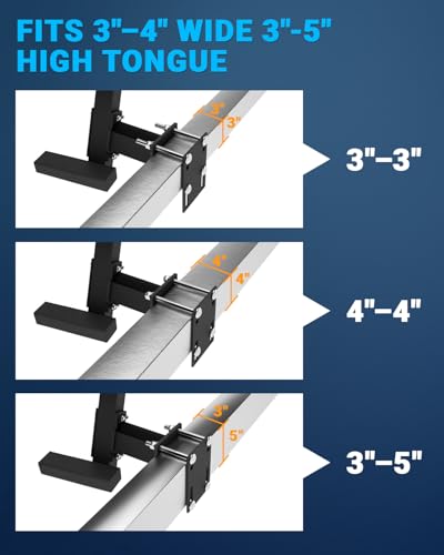 Boat Trailer Side Mount 3-Step with Handrail - Heavy-Duty Steel, Rust-Resistant