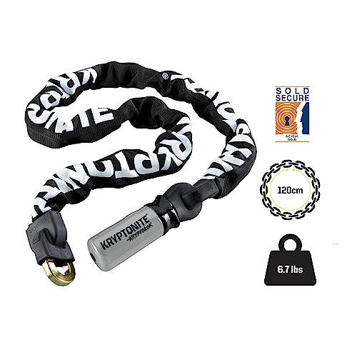 Heavy Duty Bicycle Chain Lock 4ft 9mm Manganese Steel Anti-Theft with Keys