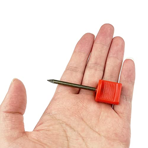 12 Pack Archery Target Pins for Holding Target Face Paper on EVA Foam - Sturdy Plastic & Steel