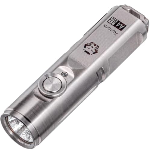 Titanium Keychain Flashlight 650 Lumens USB C Rechargeable - B Variation