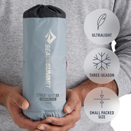 Sea to Summit Ether Light XR Insulated Sleeping Pad, Rectangular 72 x 25 x 4 in - Regular