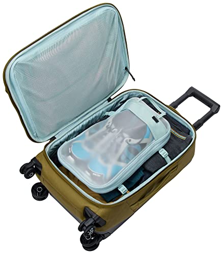 Thule Aion Carry-On Spinner Luggage Nutria Waxed Canvas Water-Resistant