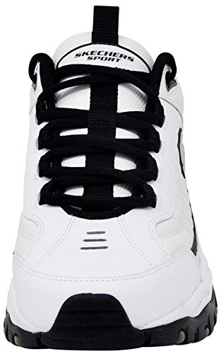 Skechers Men's Energy Afterburn Sneakers 9.5 Wide White Black