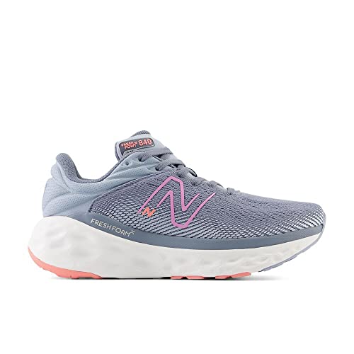 New Balance Women's Fresh Foam X 840f V1 Athletic Shoes - Arctic Grey & Raspberry, Size 6.5