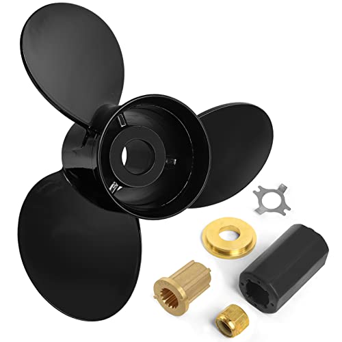 Boat Propeller for Mercruiser Alpha One 14.5x19 3-Blade Aluminum Replacement - Right Rotation, Hub Kit Included