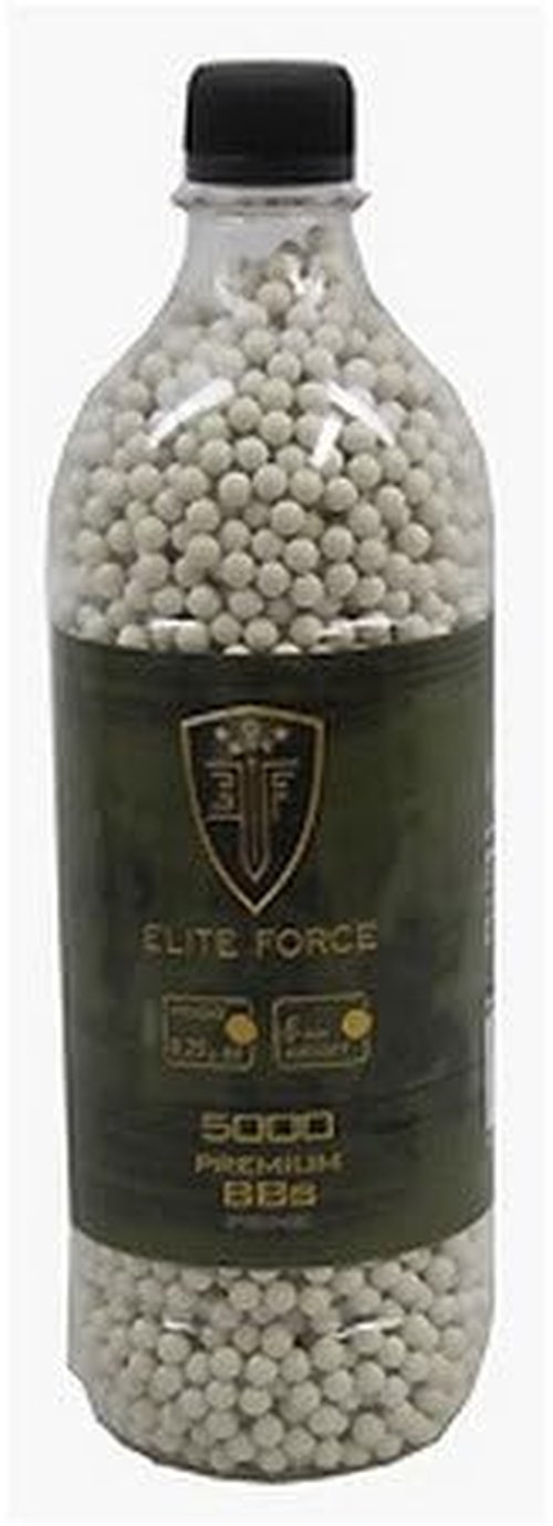Elite Force Premium Airsoft BBs - .25 Gram, 6mm, 2700 Count for Enhanced Accuracy