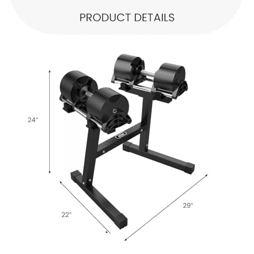 Adjustable Dumbbell Rack Stand for NUOBELL 550 & 580 - Home Gym Storage