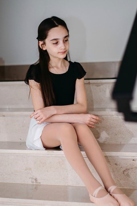 Stelle Ultra Soft Pro Dance Tights - Comfortable Ballet Footed Tights for Girls | Toddler to Big Kid Sizes