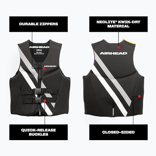 X-Small Kids & Adults Life Jacket - USCG Approved NeoLite Flex PFD for Water Sports