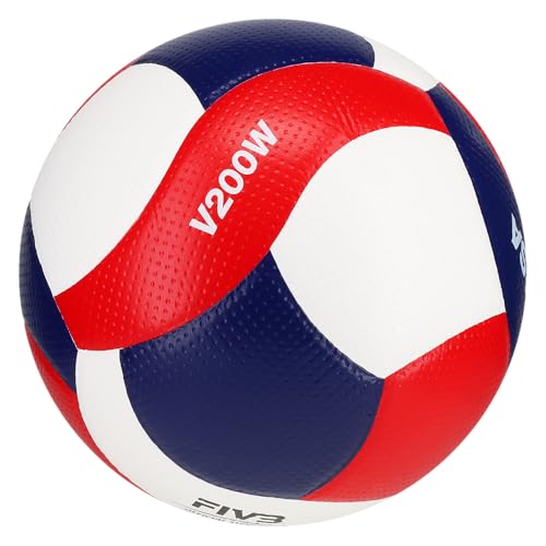 Mikasa FIVB Approved V200W-USA Official Volleyball - Durable Composite Cover