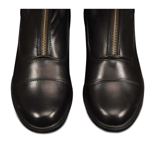 Ovation Women's Lightweight Equestrian Paddock Boots - Size 8.5, Black