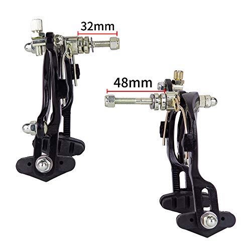 Mimoke Bicycle Brake Set - 2 Pairs C-Brake Arms, 70mm Pads, Long Aluminum Alloy