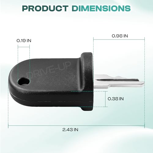 Golf Cart Ignition Keys for EZGO RXV Vehicles - Pack of 10