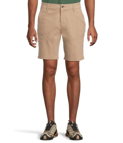Men's Mountain Hardwear AP Short V2 36W x 11L Khaki - Durable Stretch Short for Hiking & Outdoor Activities