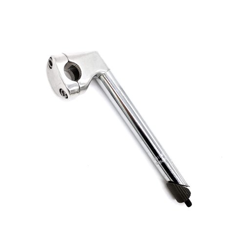 WEERAS Road Bike Stem Fixed Gear Bicycle Gooseneck Handlebar Stem 22.2x22.2x220mm Silver