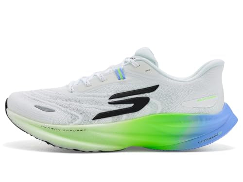 Skechers Aero Spark Women's Running Shoes - White Lime, Size 6