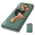 Elegear Camping Mattress with Air Pump, 4-Inch Support, Army Green, Single