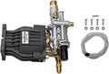 Horizontal Pressure Washer Pump Kit 3400 PSI 2.5 GPM Replacement for Gas Pressure Washers