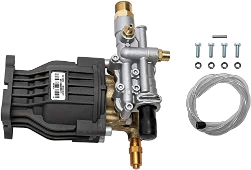 Horizontal Pressure Washer Pump Kit 3400 PSI 2.5 GPM Replacement for Gas Pressure Washers
