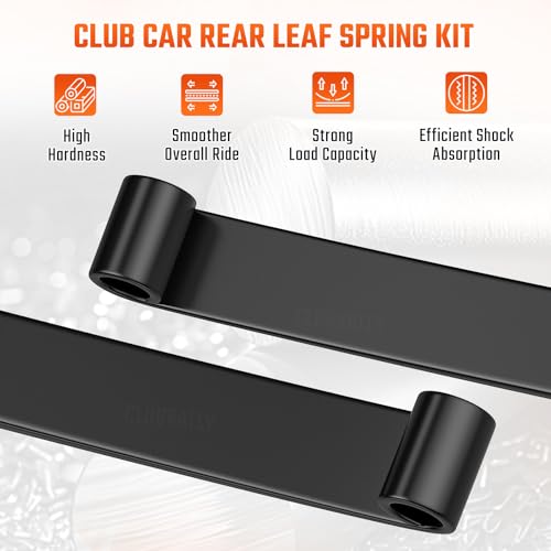 Golf Cart Rear Leaf Springs Kit for Club Car Precedent & Onward 2004+