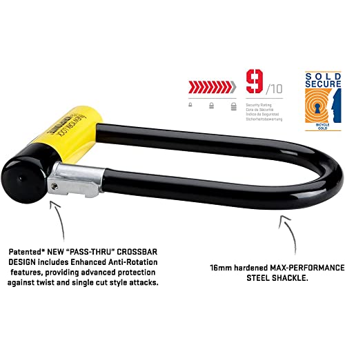 Heavy Duty Bike U-Lock 16mm Security Lock for High-Value Bikes