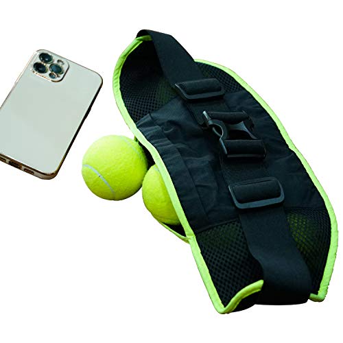 lianth Tennis Ball Band for Holding Tennis Balls and Pickleballs Running Waist Bag for Women Men Kids…