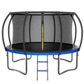 12/14/16FT Outdoor Trampoline with Safety Enclosure & Basketball Hoop - Kids & Adults Backyard Recreation