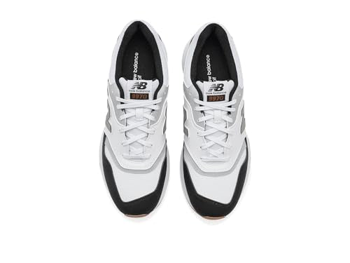 New Balance Men's 997 Golf Shoes White/Black 11 - Waterproof, Lightweight Performance