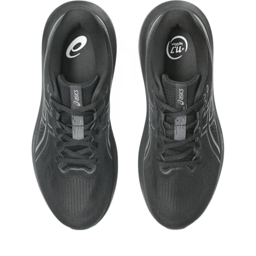 Men's ASICS GT-1000 15 Running Shoes - Black/Black, Size 10.5