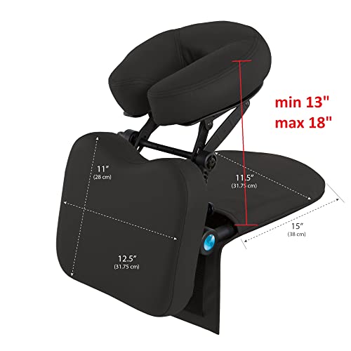 EarthLite Travelmate Massage Kit Black - Portable Face Down Tabletop Massage System