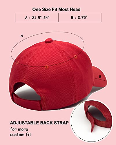 Structured Baseball Cap with Adjustable Closure - Performance Outdoor Hat