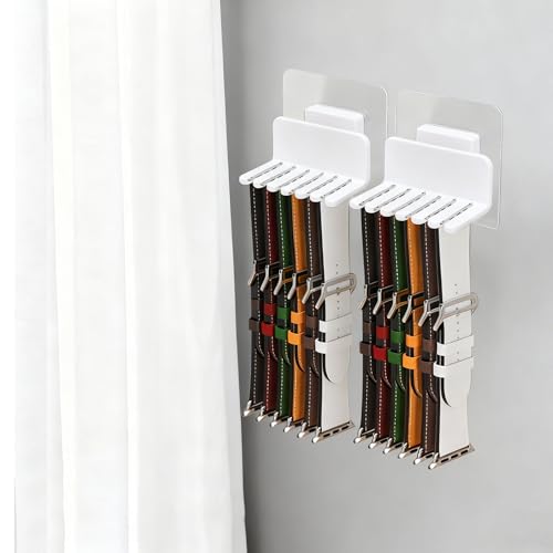 Wall Mount Watch Band Organizer 2-Pack for Smartwatch & Watch Straps