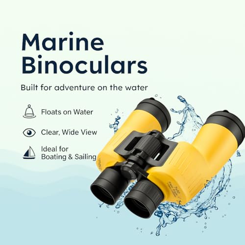 Barska Floatmaster 7x50 Marine Binoculars - Waterproof Floating Nautical Optics