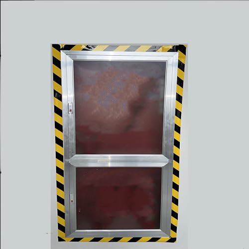 SWRT Hazard Tape - 2 Inch x 110FT Black & Yellow Warning Stripe | Strong Adhesive & Waterproof for Floor Marking