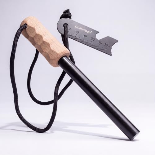 Überleben Kräftig Grip Ferro Rod Fire Starter 1/2 Inch Waterproof Camping Tool