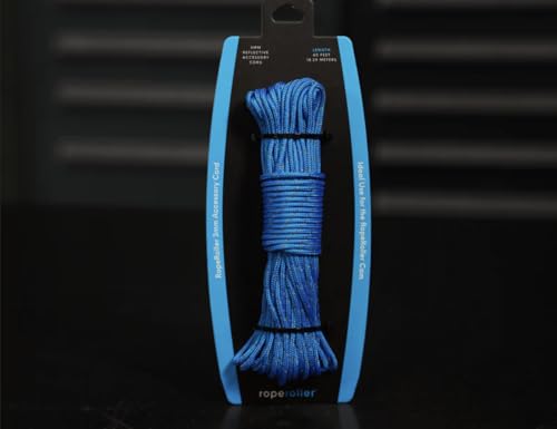 60 ft Reflective Paracord Rope with 115 lb Tensile Strength for Camping & Outdoor Use