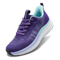 Women's Orthopedic Road Running Shoes - Dark Purple, 9.5 W2 Supportive Sneakers for Foot Pain Relief