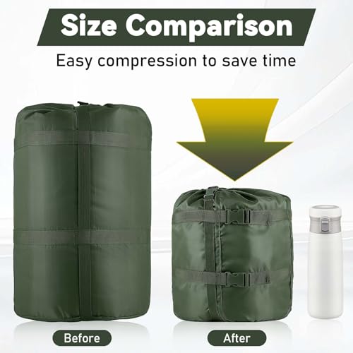 35L Waterproof Compression Sack for Sleeping Bag Camping Hiking Storage