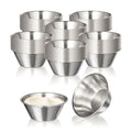 120 Stainless Steel Dipping Sauce Cups - Reusable Condiment Ramekins for Home & Restaurant
