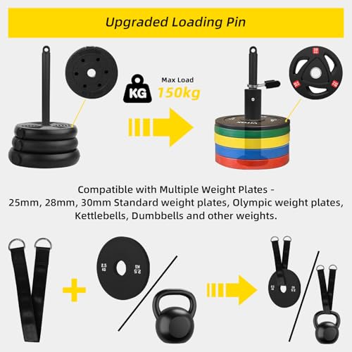 LAT Pulldown Pulley System for Home Gym Cable Machine - Alloy Steel