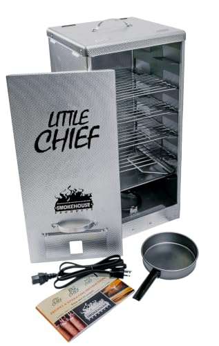 Little Chief Front Load Electric Food Smoker - 25 lb Capacity, Low Temp for Fish, Jerky, Cheese & Sausage