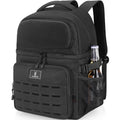 Black Insulated Double Deck Cooler Backpack for 36 Cans - Leakproof & Large Capacity