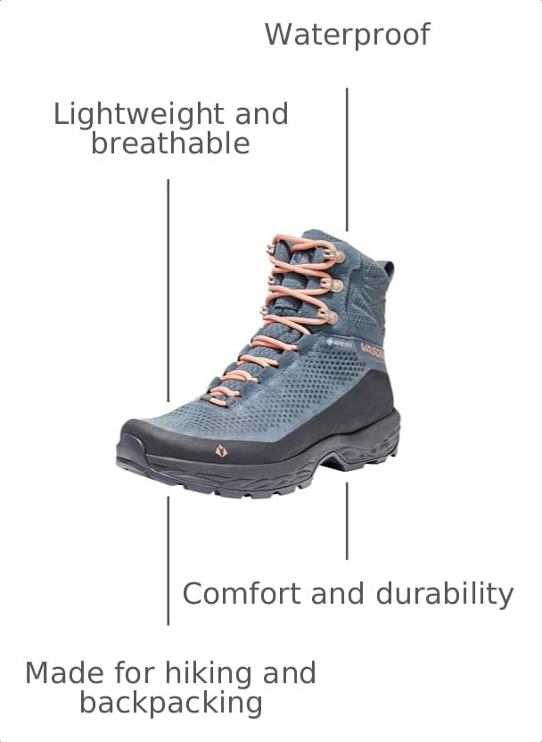 Vasque Women's Torre Waterproof Hiking Boots - Midnight Navy 7.5