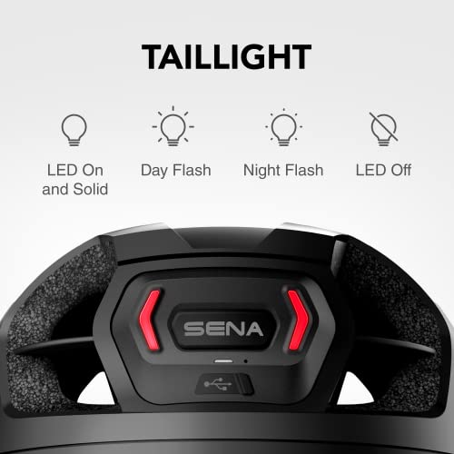 Sena M1 EVO Bluetooth Mesh Intercom Helmet - Matte Black, Large, MTB