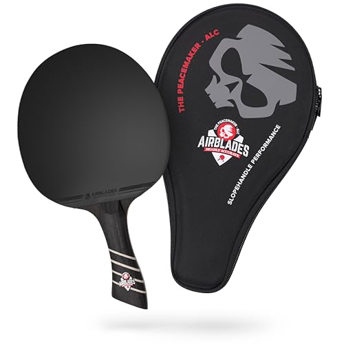 Men's Professional Carbon Fiber Ping Pong Paddle - Control & Spin, Hard Case