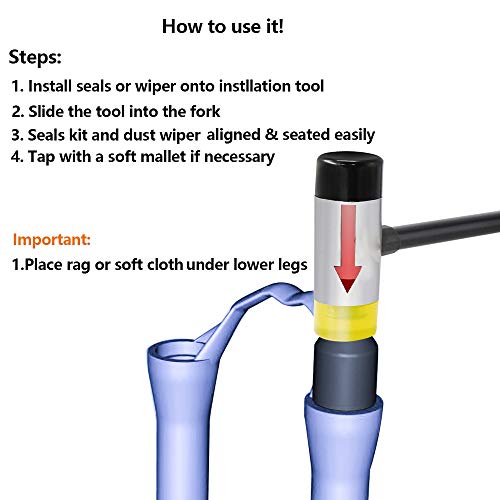 34mm Dust Seal Installation Tool Fork Dust Wiper Driver for Fox Rockshox Suspension