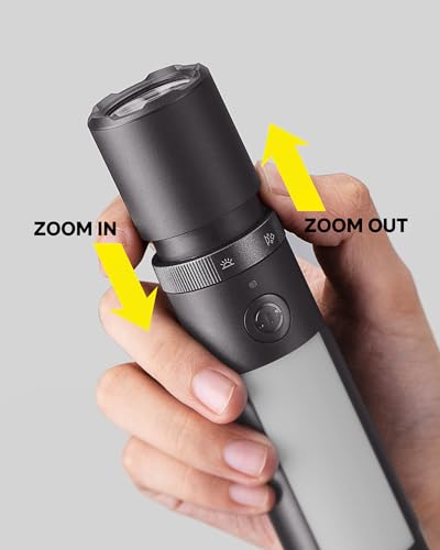 Rechargeable LED Emergency Flashlight with Window Breaker & Seatbelt Cutter – 1000 Lumens, Magnetic, Zoomable, Waterproof